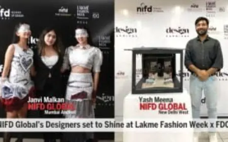 Janvi Malkan and Yash Meena selected to represent NIFD Global at Lakme Fashion Week x FDCI