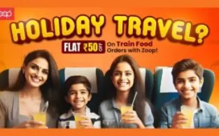 Travel Deal: Flat ₹50 Off on Train Food Order with Zoop!