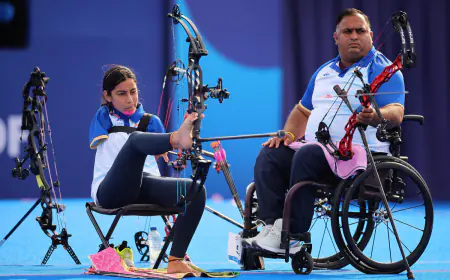 Galgotias University Student Rakesh Kumar Wins Historic Bronze Medal at Paris 2024 Paralympic Games