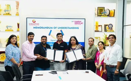 Galgotias University Signs MoU with Kansai Nerolac Paints Ltd. to Enhance Student Industry Exposure and Career Opportunities