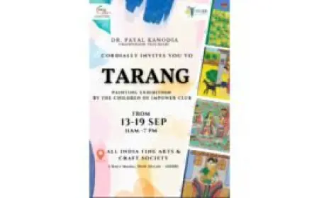 Tarang First-Ever Exquisite Art Exhibition By The Children Of Migrant Workers In Delhi-Ncr