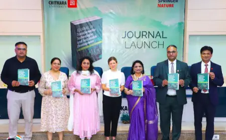Chitkara University Launches Journal on Sustainability in Collaboration with Springer Nature