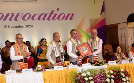 Manipal Academy of Higher Education Hosts 32nd Convocation Ceremony, Celebrating Academic Excellence and Dedication