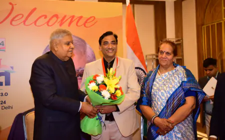Dr. Arpit Chopra Jain Honored by India’s Vice President for Outstanding Contribution to Alternative Medicine