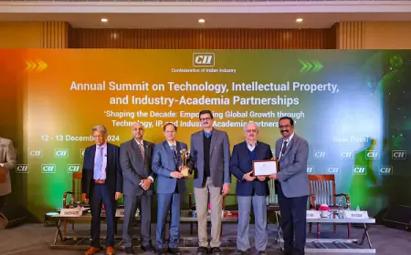 Manipal Academy of Higher Education (MAHE) Wins Prestigious "CII Industry Academia Partnership Award 2024" in Platinum Category