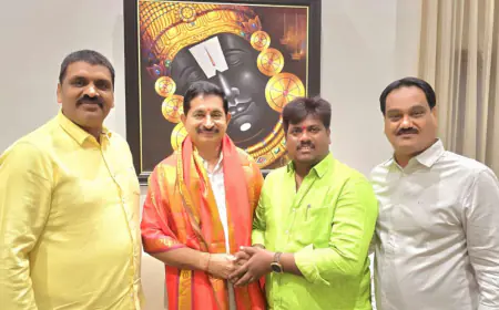 CBFC Member Akkala Sudhakar Conveys Birthday Wishes to Chief Advisor to CMO Telangana, Shri Vem Narender Reddy