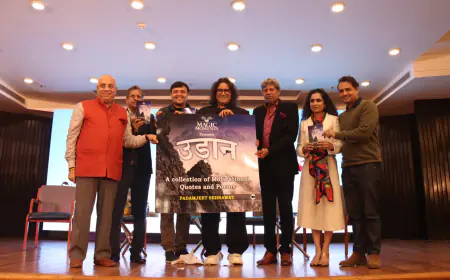 Padamjeet Sehrawat's Inspiring Poetry Collection 'Udaan' Launched in Delhi