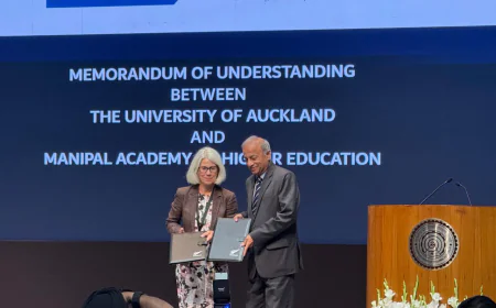 Manipal Academy of Higher Education and University of Auckland Sign MoU to Improve Academic Collaboration