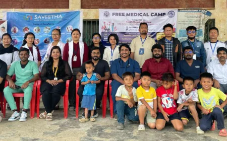 Multi-Disciplinary Team from Saveetha Medical College Provides Essential Healthcare in Conflict-Torn Manipur