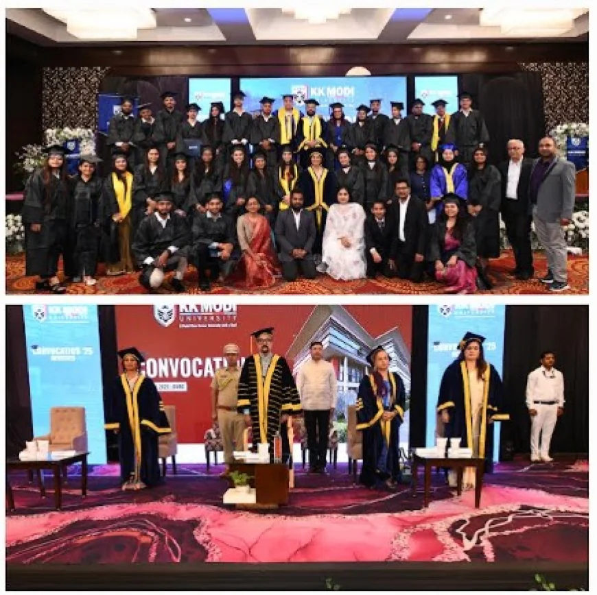 KK Modi University Celebrates First Graduating Class with Outstanding Placement Success
