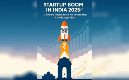 Startup Boom in India 2025: Surge in Company Registrations Post-Budget Reforms