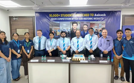 Setting a New Record: 10,000+ Students Join Aakash Educational Services Limited - The Home of Problem Solvers