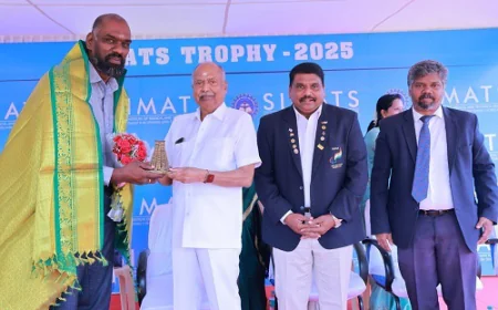 SIMATS Conducted Chennai Regional Level Sports Competitions for School Students