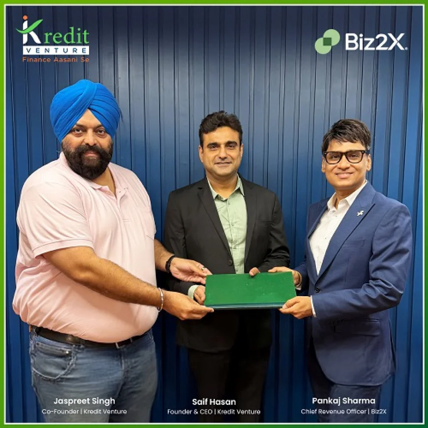 Biz2X to Power KreditVenture's Digital Lending with its Next-Gen End-to-End AI-Enabled Platform