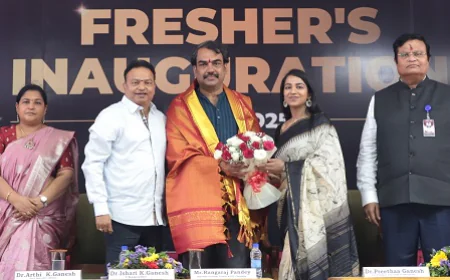 Vels University (VISTAS) Hosts Grand Freshers' Inauguration - 2025 with Famous Media Personality R. Rangaraj Pandey