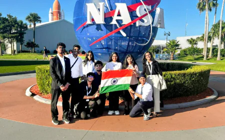 Students from Amity Group of Schools Represent India at NASA's Kennedy Space Centre for Global Space Design Challenge