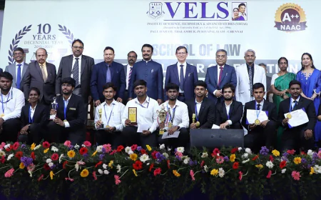 VELS University School of Law Marks its Decennial Year with Supreme Court and Madras High Court Dignitaries