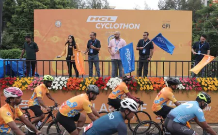 More than 2,000 Cyclists pedal for Rs. 33.6 Lakhs at the 3rd edition of HCL Cyclothon Chennai