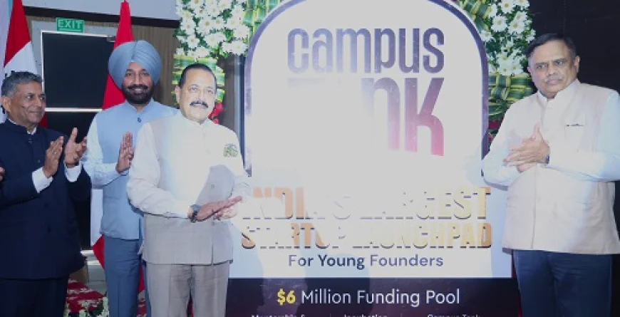 Union Minister Dr Jitendra Singh Launches Chandigarh University's 'Campus Tank', India's Largest University Startup Launchpad