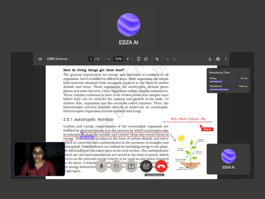 Comparing EdTech Livestreams, Generic Searchbots, and AI Tutors in Indian Education: Edza AI in Context