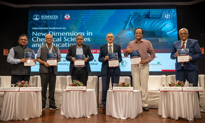 Somaiya Vidyavihar University Hosts Global Leaders at International Conference on "New Dimensions in Chemical Sciences & Education"