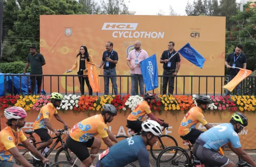 More than 2,000 Cyclists pedal for Rs. 33.6 Lakhs at the 3rd edition of HCL Cyclothon Chennai
