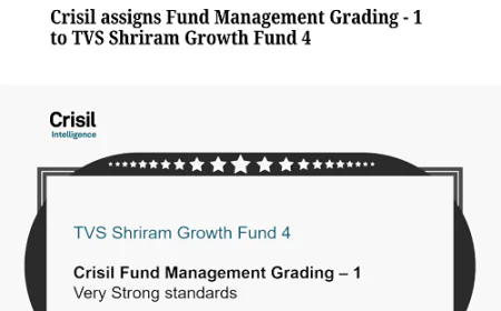TVS Shriram Growth Fund 4 Earns CRISIL Fund Management Grading - 1, Reinforcing Sector Expertise and Governance Excellence