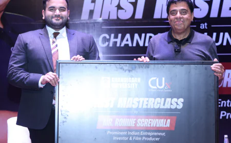 Staying Relevant in Changing World and Keep Learning is Key to Success, says Ronnie Screwvala During Masterclass at Chandigarh University