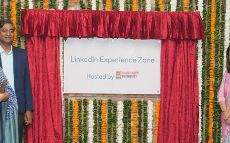 India's First 'LinkedIn Experience Zone' Launched at Chandigarh University to Enhance Students' Career Prospects through Strong Professional Profile Building