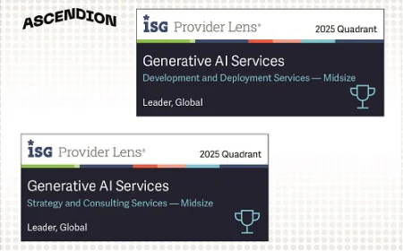 Ascendion Recognized as a Global Leader in the ISG Provider Lens® for Generative AI Services 2025