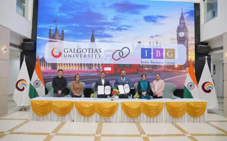 Galgotias University Partners with the India Business Group for Strategic Engagement and Growth Opportunities in the UK