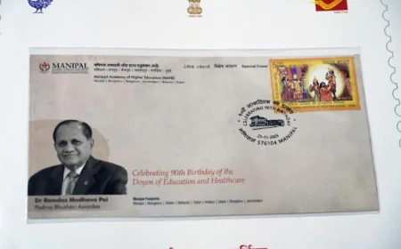 Special Postal Cover Launched at MAHE's 33rd Convocation to Honour Chancellor Dr. Ramdas R. Pai