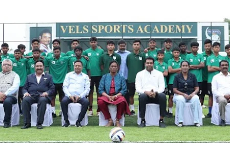 Vels Launches Rs 25 Crore Football Academy and Swimming School in Chennai, Inaugurated by P. T. Usha