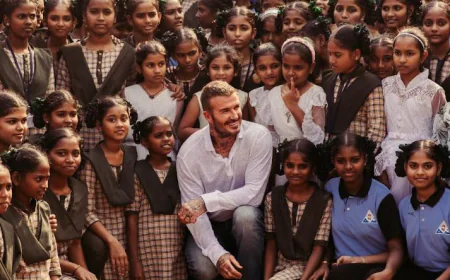 Sir David Beckham's India Visit Spotlights Project-Based Learning Transforming Government Residential Schools Across Andhra Pradesh