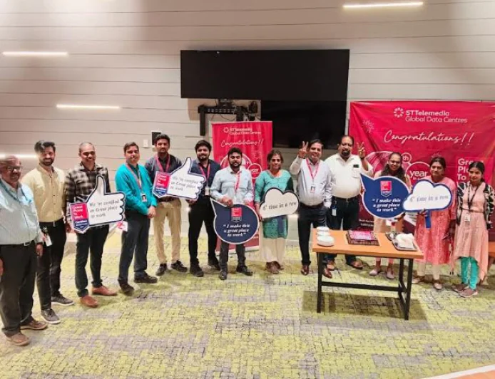 ST Telemedia Global Data Centres (India) Recognised as a Great Place to Work for the Sixth Year Running
