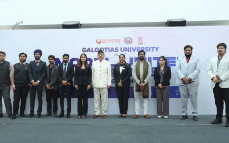 Galgotias University Commences its First 'Model United Nations', Setting a New Benchmark for Student Diplomacy
