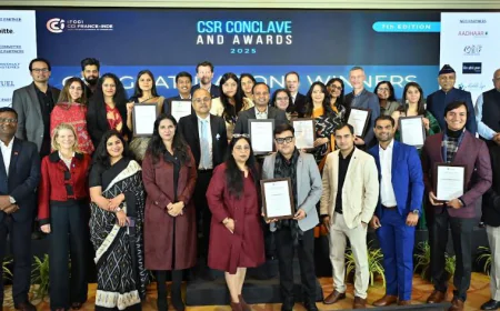 Indo-French CSR Excellence Celebrated at IFCCI's 7th Annual CSR Conclave & Awards