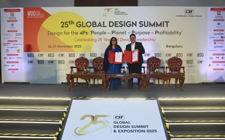 ARCH College of Design & Business, Jaipur at the 25th Global CII Design Summit & Exposition 2025, Bengaluru
