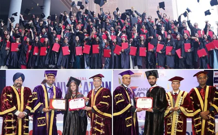 Chandigarh University Holds Annual Convocation, Degrees Conferred on 3301 Students of Management & Commerce