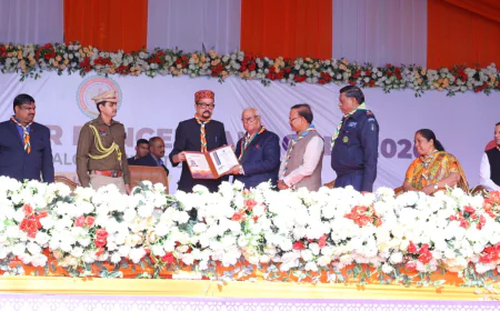 Top Honour for Journalism and Social Service: Naresh Kaushal, Editor of Dainik Tribune,  Awarded Silver Elephant Award