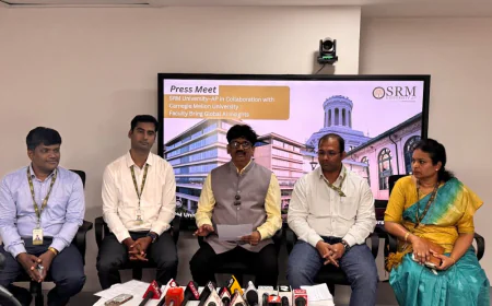 SRM AP Faculty Share Key Learnings from Academic Visit to Carnegie Mellon University