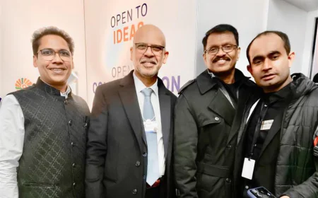 Sabeer Nelli and Indian Ambassador to Switzerland Explore Fintech Collaboration at WEF 2026