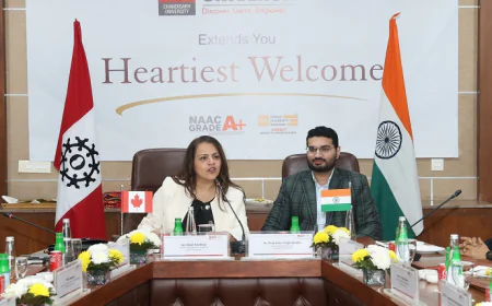 India-Canada Ties Reach a Strategic Turning Point, says Rajan Sawhney Indian Origin Canadian Minister at Chandigarh University