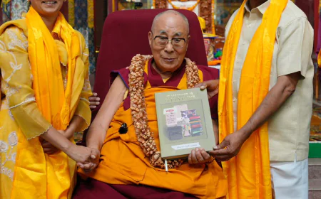His Holiness The Dalai Lama Launches Ekya School's Book on Inquiry Based Education