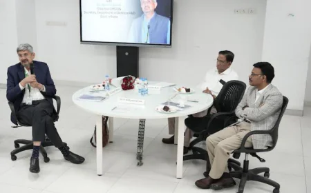 DRDO Chairman Dr Samir V Kamat Engage in Insightful Interaction with SRM University–AP Faculty
