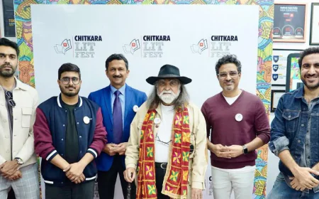 Chitkara University Hosts 4th Edition of Chitkara Lit Fest; Eminent Voices from Literature, Advertising and Cricket Take Centre Stage