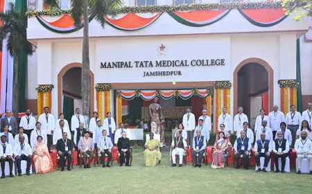 President of India Visits Manipal Tata Medical College, Jamshedpur