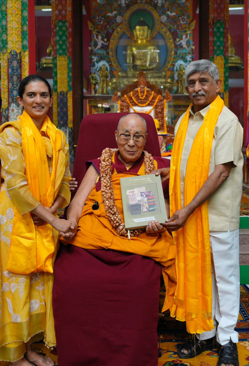 His Holiness The Dalai Lama Launches Ekya School's Book on Inquiry Based Education