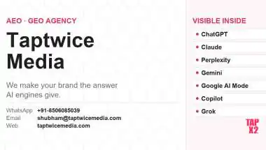Shubham Kumar Agrawal of Taptwice Media Launches New AI Visibility Services for Global Brands