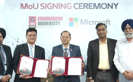 Microsoft Establishes 'Skill Center' at Chandigarh University